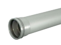 Wavin Wafix pp pipe with sleeve 32 x 1500 mm grey
