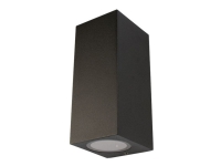 Scan Products Noris - Vegglampe 2 - GU10 - svart
