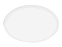 superslim taklampe 25 cm 15W 4000 IP44 Kelvin 3-step dim - Hvit