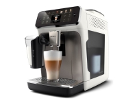 Philips Series 4400 EP4443 - Automatisk kaffekokare med cappuccinatore - 15 bar - silver/vit
