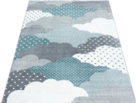 Ayyildyz Barnmatta Bambi Clouds blå 160 cm x 230 cm