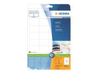 Bilde av Herma Premium - Papir - Matt - Permanent Selv-adhesiv - Hvit - 48.3 X 33.8 Mm 800 Etikett(er) (25 Ark X 32) Laminerte Etiketter