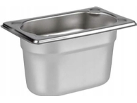Kantine 1/9 GN 1 ltr 17.5x10.5x10 cm Rustfrit stål,stk