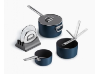 Joseph Joseph Space non stick kasserolle, sett 8 deler Blå