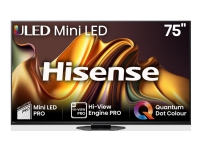 Hisense 75U8NQ - 75 Diagonalklasse U8NQ Series LED-bakgrunnsbelyst LCD TV - ULED Mini LED - Smart TV - VIDAA - 4K UHD (2160p) 3840 x 2160 - HDR - Mini-LED PRO, ULED, Quantum Dot - antrasittgrå