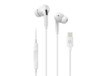 Celly UP1200TYPECWH, Koblet med ledninger (ikke trådløs), 20 - 20000 Hz, Samtaler/musikk, 50 g, Hodesett, Hvit