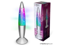 Tornado glitter lampe - Multifarvet H: 36cm