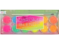 Fargerike ballonger Neon akvarellmaling 12 malinger + pensel