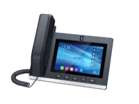 PLANET High Definition 7 Touch, IP-konferansetelefon, Knapper, Berøringskontroll, Sort, Android, Knapper, 0 - 45 °C