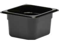 Kantine Cambro 1/6GN 1.5L 17.6x16.2x10cm Polycarbonat Sort,1 stk