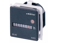 Müller BG 40.17 12-48V DC Drifttidstæller Rulletælleværk