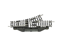 22253 N Fleischmann-skena utan ballast)Spår, vänster 104,2 mm 24 194,6 mm 1 st