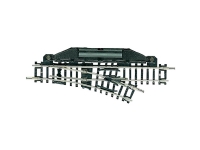 22255 N Fleischmann-räl utan ballast)Spår, höger 104,2 mm 24°194,6 mm
