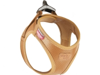 Curli Vegan Apple Leather Harness Brown 3XS