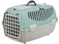 Trixie Capri 2 transport box, XS–S: 37×34×55 cm, light grey/sage