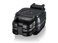 Cloer 6150, 4 vafler, Trekant, Sort, Plast, 800 W, 220 - 240 V