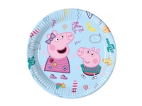 Peppa Gris papptallerken 23cm, pk/8