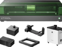 2-i-1 xTool S1 40W lasergraveringsmaskin - Alt-i-ett (svart)