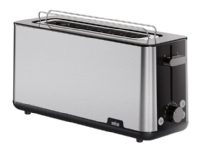 Braun HT 1610, Sort, Rustfritt stål, Plast, Rustfritt stål, Knapper, Rotasjon, 1030 W, 25 cm