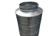 lyddæmp. Ø630 L=600 - LYC-100-630-600 nippel/nippel