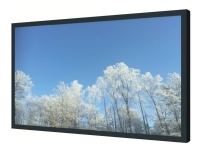 HI-ND Wall Casing EASY - Monteringssett (hylster) - landskap - for LCD-skjerm - pulverbelagt metall - svart, RAL 9005 - skjermstørrelse: 65 - veggmonterbar