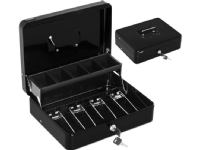 Stamony Steel pengekasse med bakke til mønter og mønter