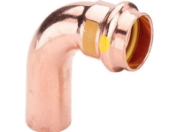 VIEGA Profipress G bøjning 90Gr. 42mm af kobber, SC-Contur muffe/nippel