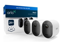 Arlo Pro 5 - Nettverksovervåkingskamera - utendørs - værbestandig - farge (Dag og natt) - lyd - trådløs - Wi-Fi (en pakke 3)