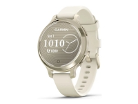Garmin Lily 2 Active - Måneglatt anodisert aluminium - smartklokke med bånd - silikon - bein - håndleddstørrelse: 110-175 mm - monokrom - Bluetooth, ANT+ - 29 g