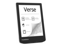 PocketBook Verse - eBook-leser - Linux 3.10.65 - 8 GB - 6 16 grånivåer (4-bts) E Ink Carta (758 x 1024) - berøringsskjerm - microSD-spor - Wi-Fi - sterk blåfarge