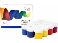 Gouache maling 20ml 12 farger klassisk