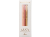 Sæt med 4 cremefarvede penne