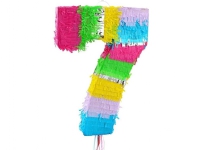 Pinata nummer 7 pastell 50x35x7,5cm