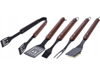 Laguiole - 5 stk. Grillsett laget av gummitre