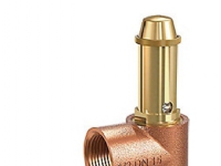 Gøtze Sikkerhedsventil 1""' - Ventil i Rødgods,tilgang1"'"' afgang1 1/4"'"' Blæsetryk 10bar'