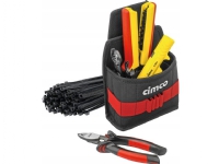 Cimco Gürteltasche Solar inkl. 5 Tlg 170475 Elektriker, hantverkare Verktygsbältesväska med utrustning 6 delar