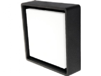 Væg-/Loft Frame Square LED 6W 3000K, 500 lumen, sort, IP65