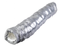 Duka flexslange Ø162X4000 mm - PE, Grå, 25 mm isolering