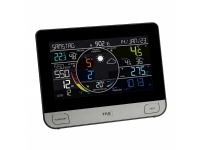 TFA-Dostmann View Pro, Sort, Anemometer (vindhastighed), Indendørs hygrometer, Indendørs termometer, Udendørs barometer,..., Barometer, Hygrometer, N