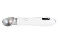 Unold 488990, Kuleformende isskje, Plast, Rustfritt stål, Hvit, Opphengshull, 210 mm, 4 mm