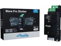 Shelly DIN-skinne Wave Pro Shutter relé rullelukkeraktuator Z-Wave (Shelly_W_Pro_Shutter)
