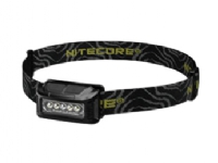 Nitecore NU25CBLACK, Hodebåndslommelykt, Sort, Polykarbonat (PC), Knapper, Kraft indikator, 1 m