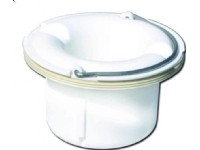 Purus Tyr vandlås 125mm t/indb - t/gulvafløb hvid PEH