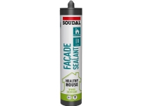 SOUDAL Façade Sealant Healthy House er en neutral, elastisk, en-komponent fugemasse af høj kvalitet baseret på SMX-polymer. Grå 290ml