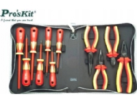 Værktøjssæt (11 dele) til elektrikere 1000V PK-2802 Pro'sKit