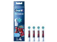 Oral-B Kids Pro Kids3+, 4 stykker, Flerfarget, Hvit, Spider-Man, 3 år, Blister