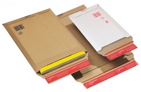 Papkonvolut ColomPac, 290 x 400 x 50 mm, brun, pakke a 20 stk. Papir & Emballasje - Konvolutter og poser - Fraktposer