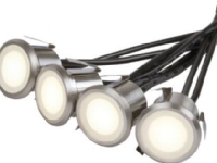 Hide-a-Lite Decklight Garden Kit Balkongarmatur rustfritt stål, 3000 K