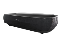 Hisense TriChroma Laser TV 120L9H - L9 Series - DLP-projektor - laser - 3000 ANSI lumens - 3840 x 2160 - 16:9 - 4K - ultrakort kast objektiv - Miracast Wi-Fi Display / AirPlay / IEEE 802.11ac trådløs - sort, grå - med 120 projektions skærm