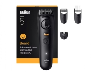 Braun Beard Trimmer 5 BT5520, Vaskbar, Batteri, Sort